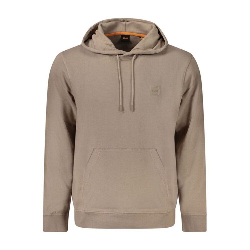 Hugo Boss Brown Cotton Men's Men's Sweatshirt